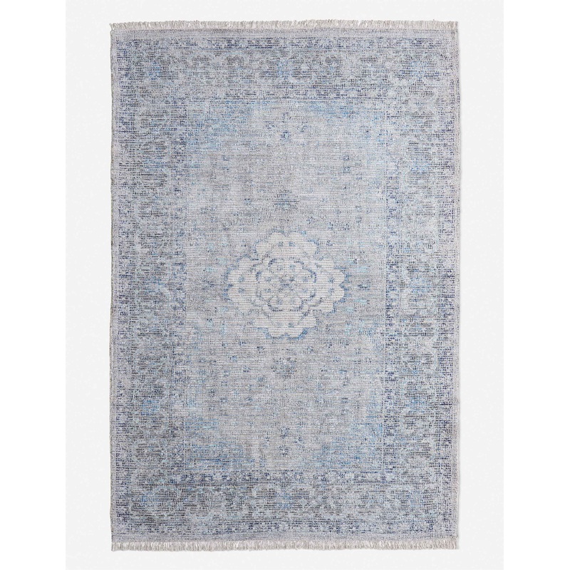 Beech Handwoven Wool-Blend Rug 2′ x 3′