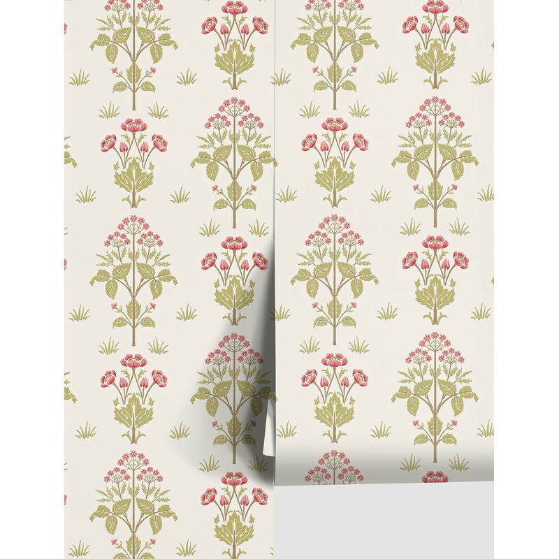 Meadow Street Wallpaper by Morris & Co. Rose and Olive