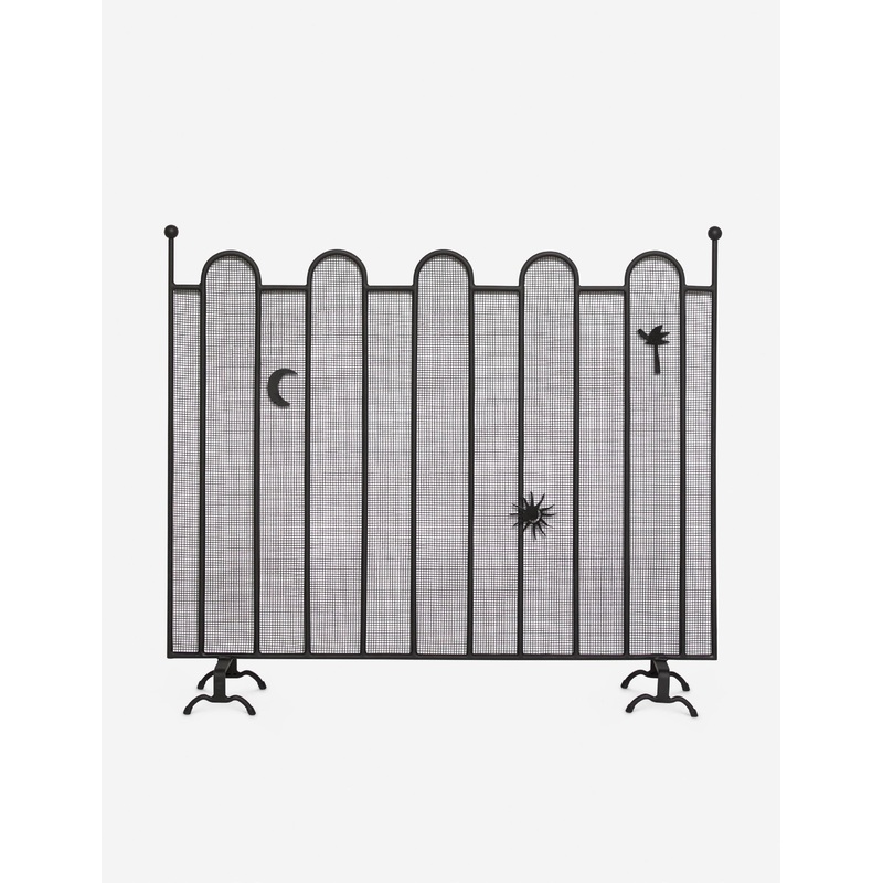 Este Fireplace Screen by Sarah Sherman Samuel Black