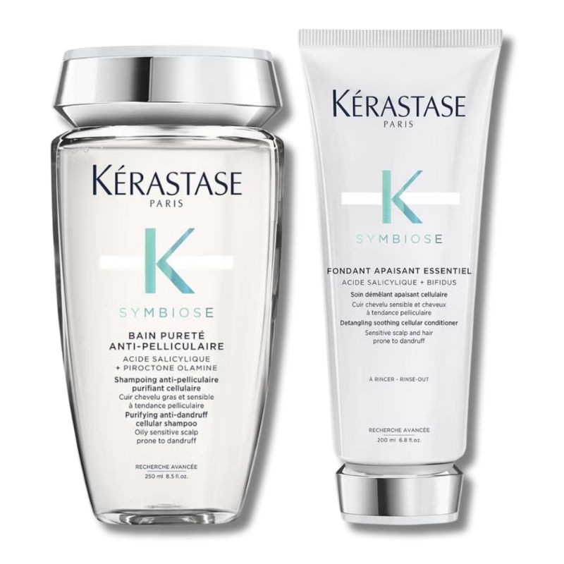 Krastase Symbiose Anti-Dandruff Cleanse and Condition Duo for Oily Scalps