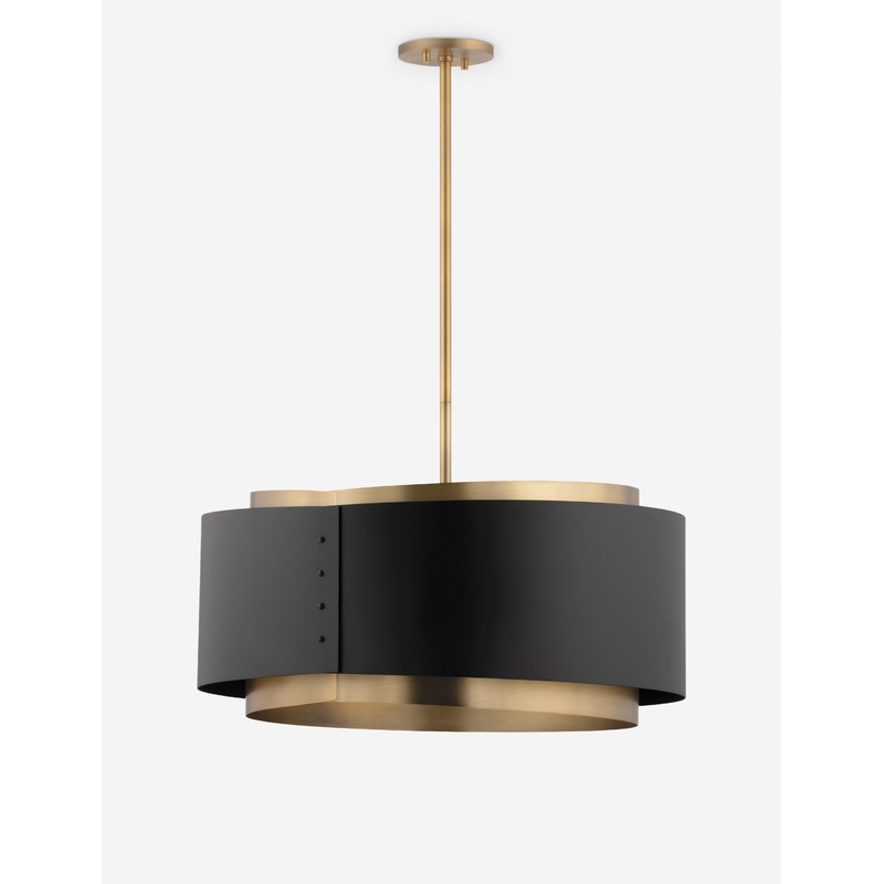 Roux Pendant Light by Colin King x Troy Lighting Brass and Black 25″ Dia