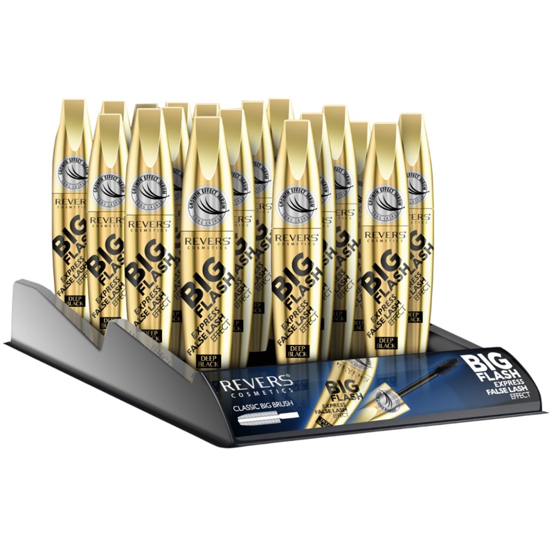 Revers Cosmetics Mascara Big Flash – Wholesale Display 12 Units (RVMASBFLASH)