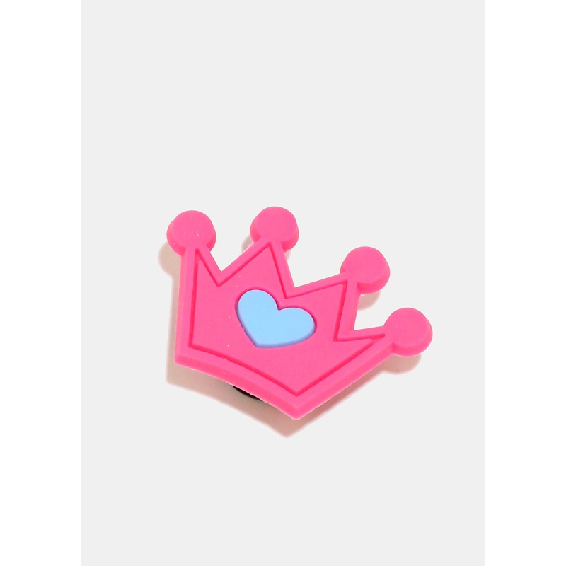 Decorative Charm- Pink Crown