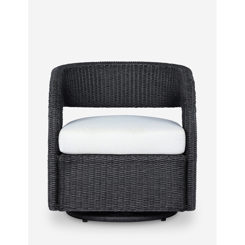 Delacroix Indoor / Outdoor Swivel Chair Black