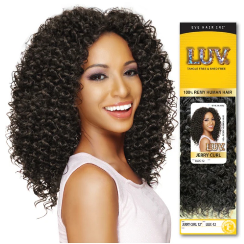Eve Hair LUV 22″ Jerry Curl Hair Extensions 1