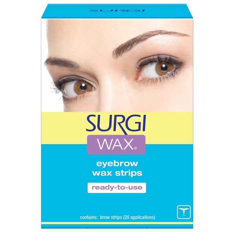 Surgi WAX Eyebrow Wax Strips – 28 Applications | Ready To Use