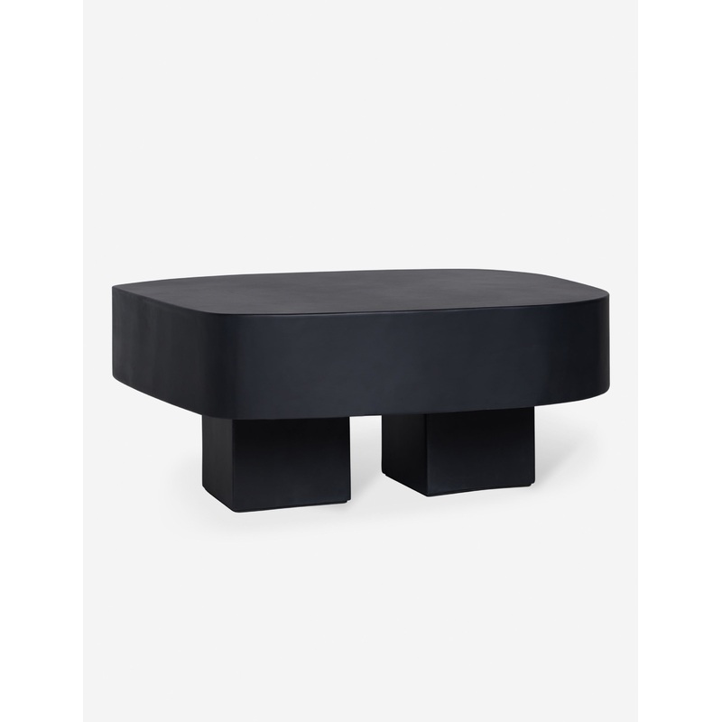 Armas Indoor / Outdoor Round Coffee Table by Sarah Sherman Samuel Black