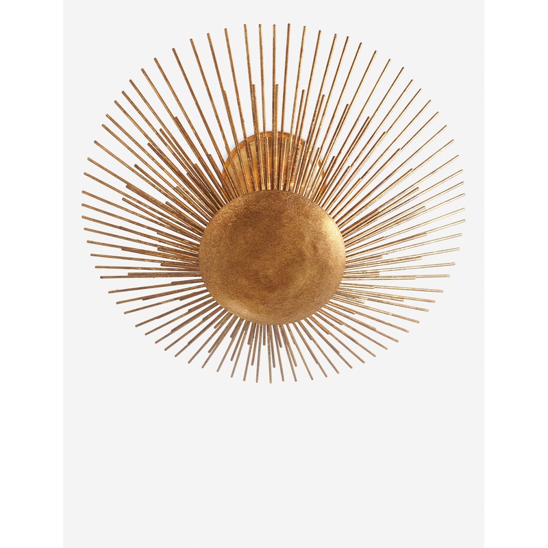 Maire Semi-Flush Mount Antique Brass 17″Dia