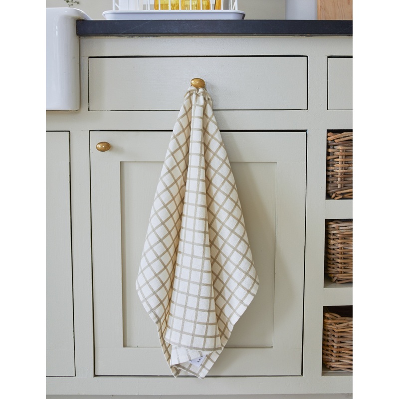 Essential Yarn Dyed Dish Towel (Set of 2) by Hawkins New York Mustard + Bronze