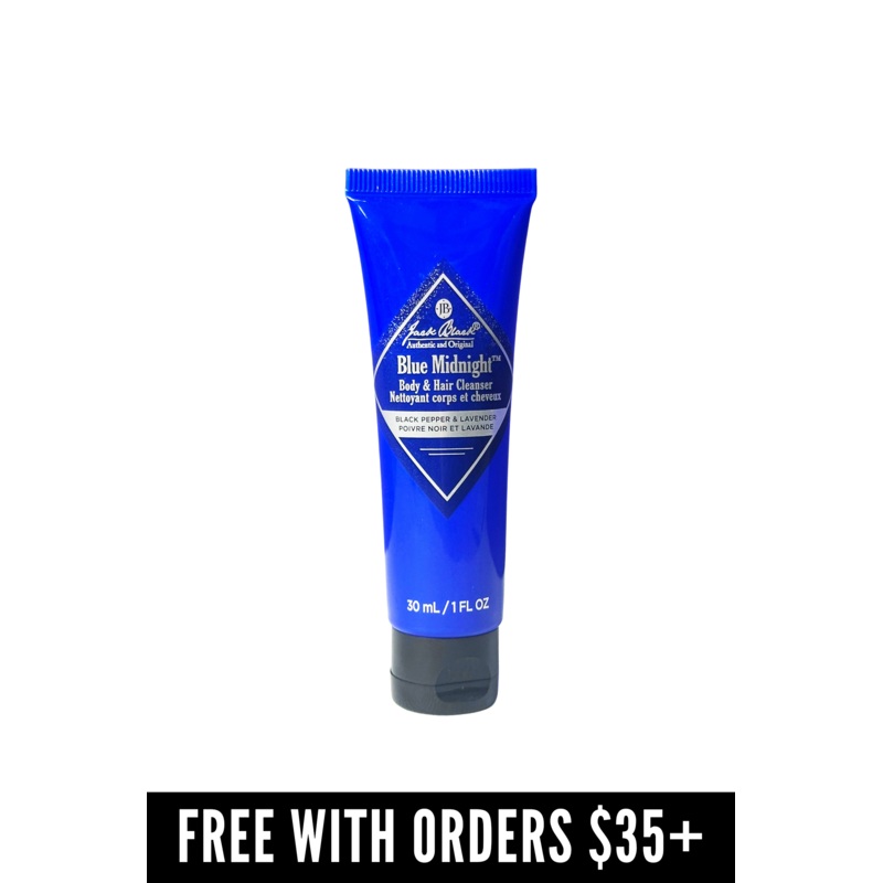 [FREE GIFT] Jack Black Blue Midnight Body & Hair Cleanser 1 oz / 30 ml