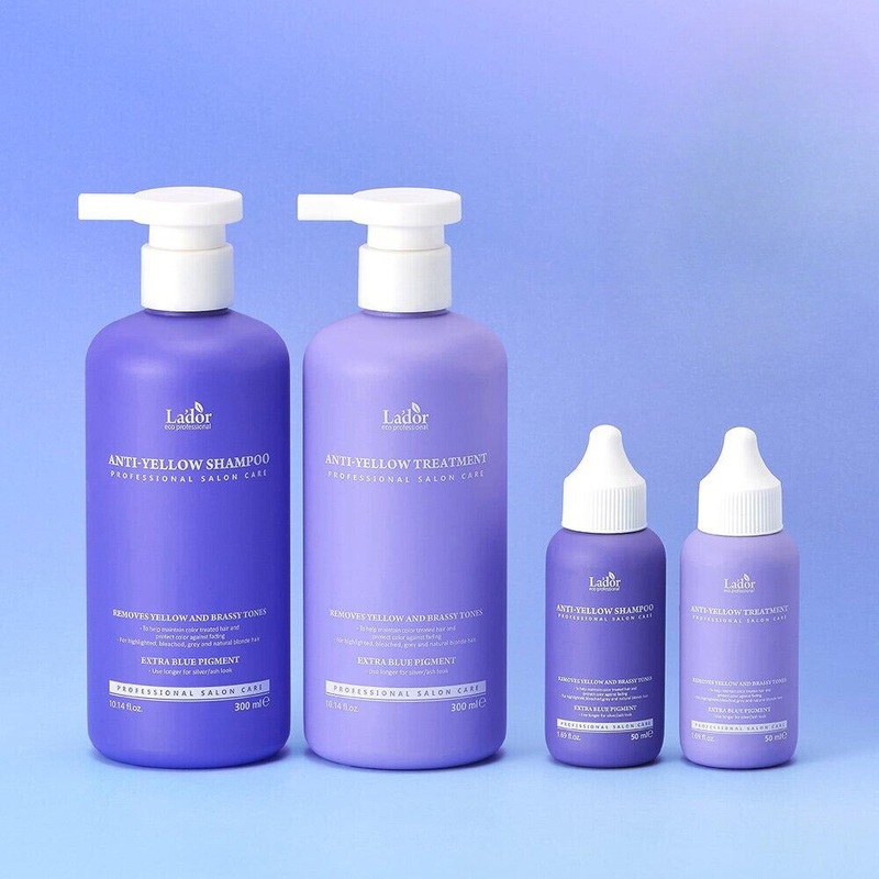 La’dor Anti Yellow Shampoo Special Set (+Shampoo 50mL+Treatment 50mL)