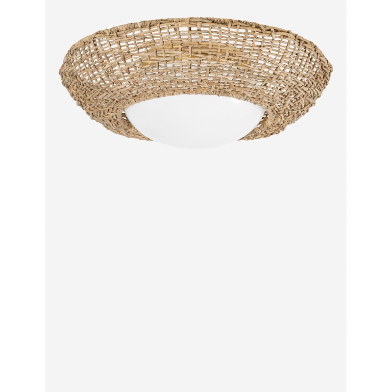 Byrd Flush Mount Light Natural 24.25″Dia