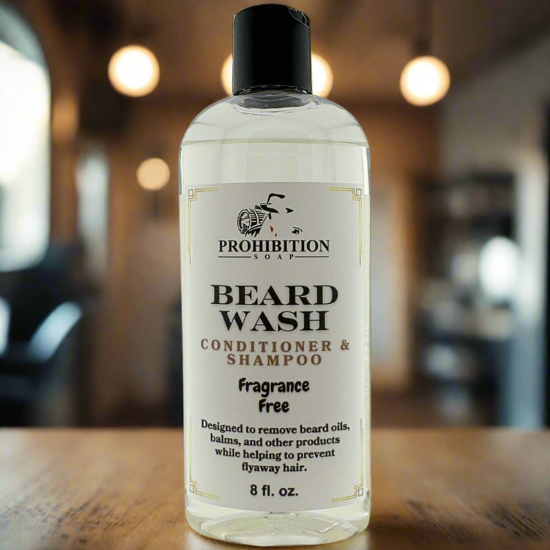 Fragrance Free Beard Wash Full Size