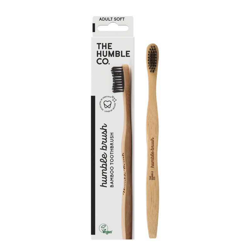Adult Bamboo Toothbrush – Soft White
