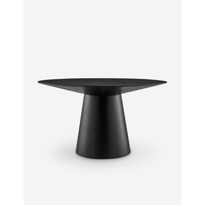 Barra Round Dining Table Black