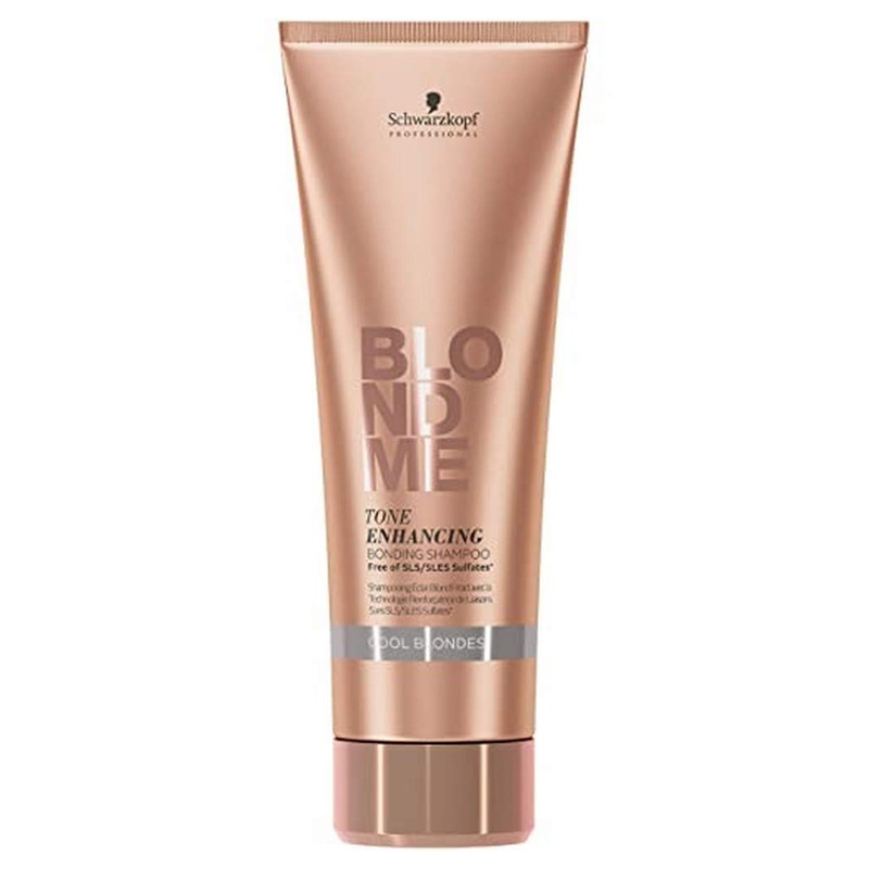 Schwarzkopf BLONDME Tone Enhancing Bonding Shampoo 8.4 oz / 250 ml | For Cool Blondes