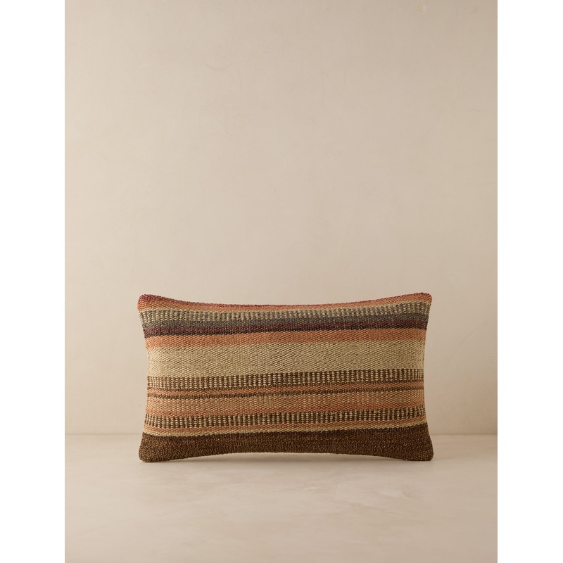 Vintage Lumbar Pillow No. 201, 12″ x 20″