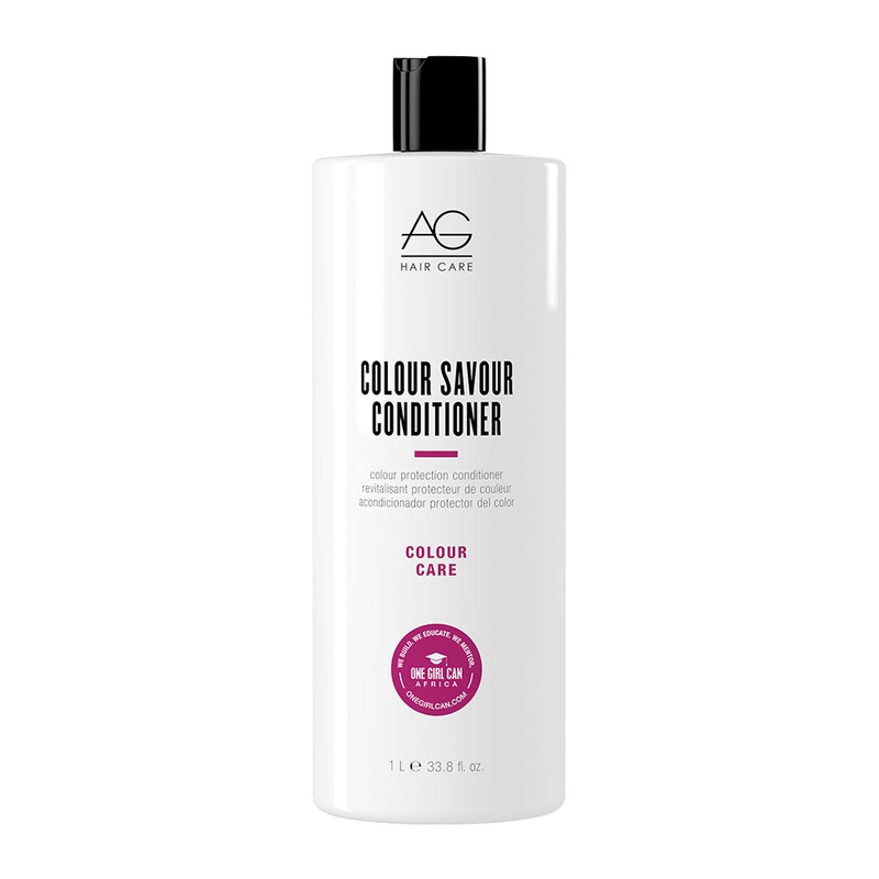 AG Hair COLOUR SAVOUR Colour Protection Conditioner Liter 33.8 oz | Colour Care