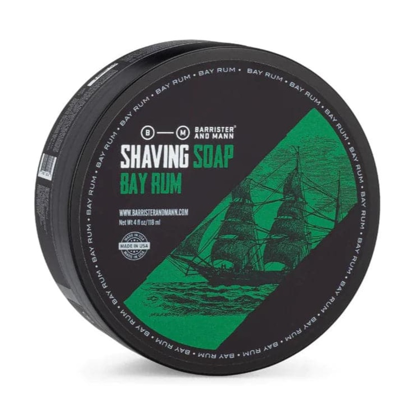 Bay Rum Shaving Soap (Omnibus Base) – by Barrister and Mann