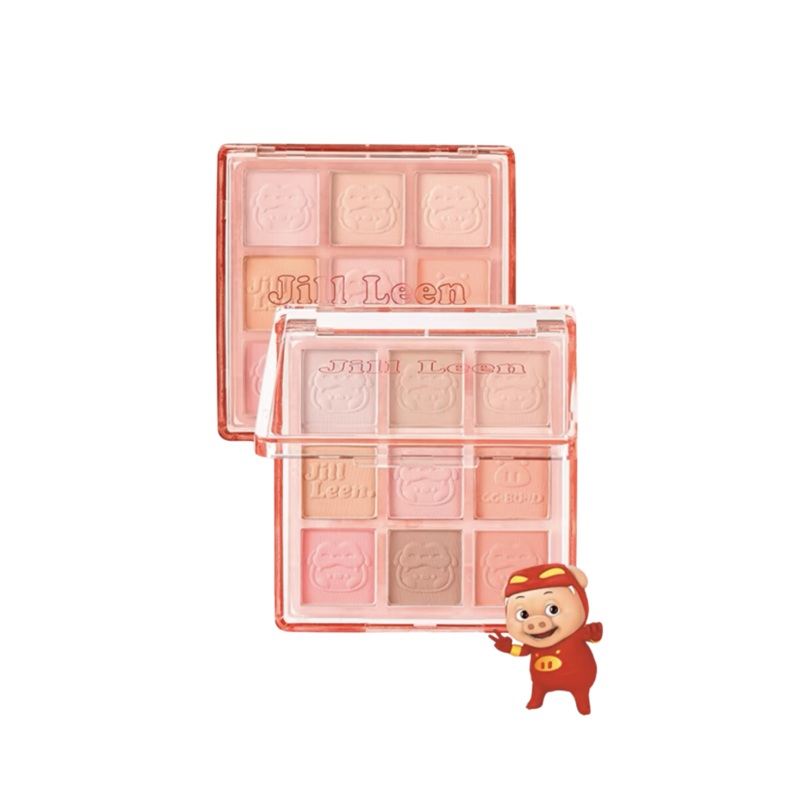 Jill Leen GG BOND Nine-Color Vibrant Matte Blush Palette 12g