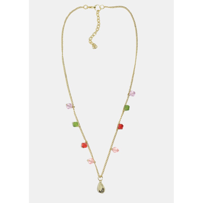 Christmas Stone Gold Necklace