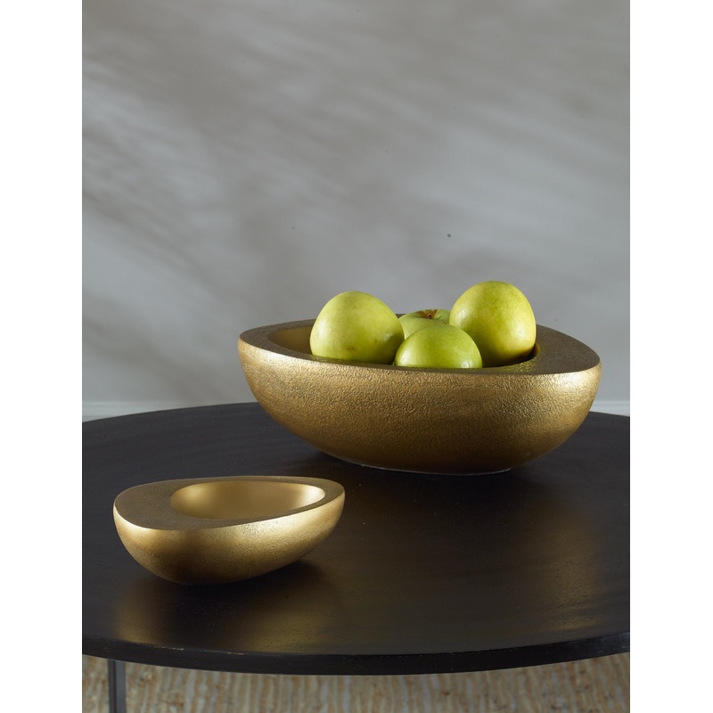 Marquita Bowls (Set of 2) Gold
