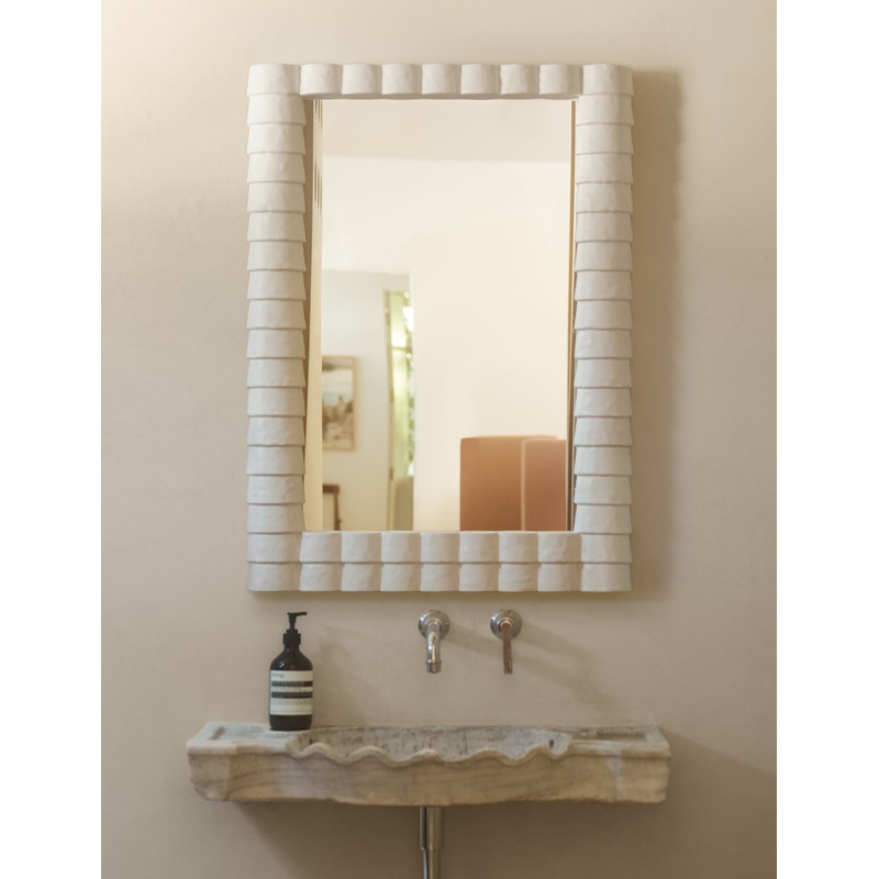 Munro Mirror White