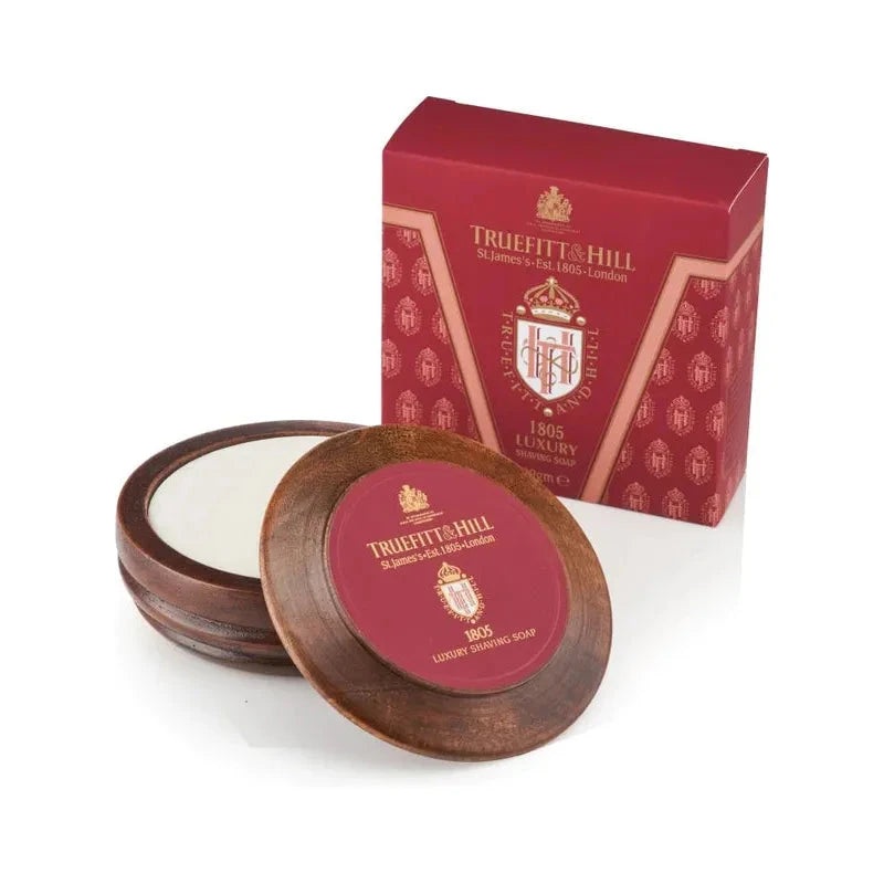Truefitt & Hill Mayfair Luxury Shaving Soap in Wooden Bowl – 3.5oz