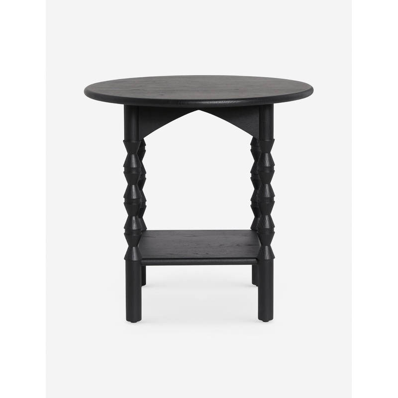 Topia Round Side Table by Ginny Macdonald Natural