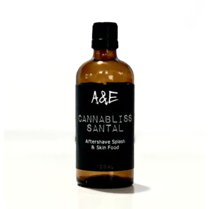 Cannabliss Santal Aftershave Splash & Skin Food –  by Ariana & Evans