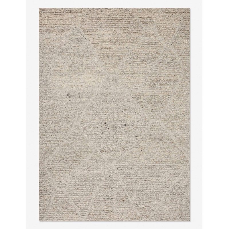 Jones Hand-Tufted Wool Rug by Magnolia Home by Joanna Gaines x Loloi Oatmeal 2’3″ x 3’9″