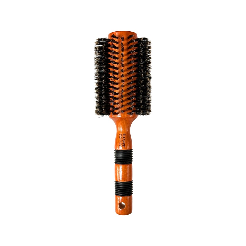 Elegant #460 Round Boar Hairbrush – Large (3″) | 18 Rows