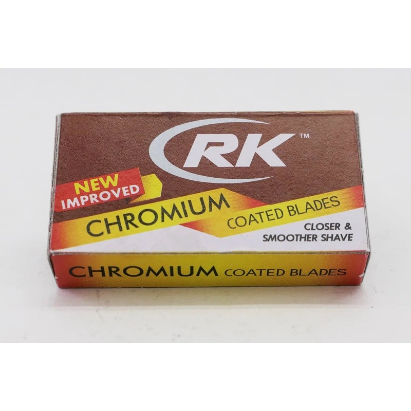 Chromium Double Edge Razor Blades (10 Pk) – by RK