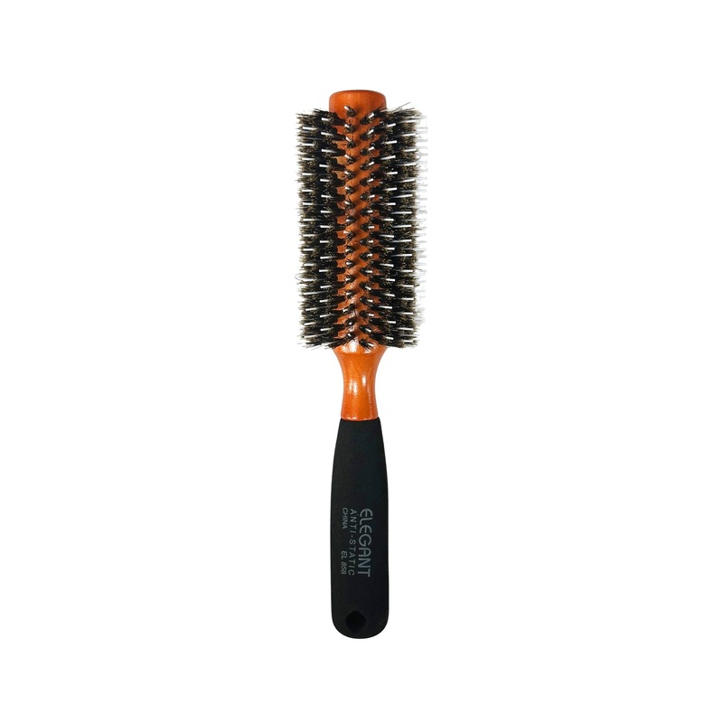 Elegant #858 Anti-Static Round Nylon & Porcupine Hairbrush (2.25″)