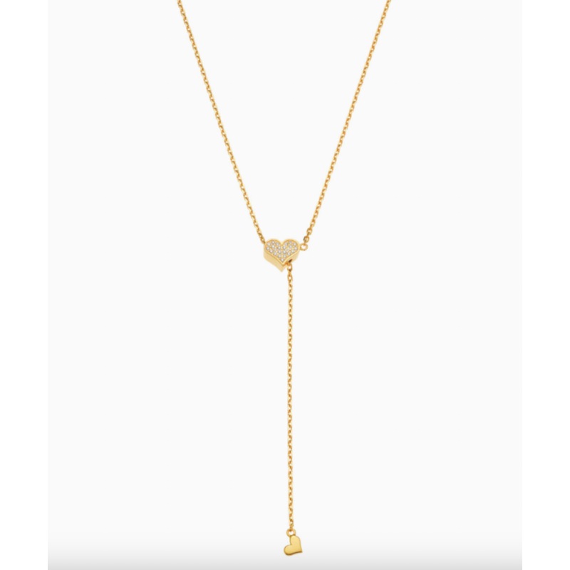 Heart Transformer Necklace Yellow Gold