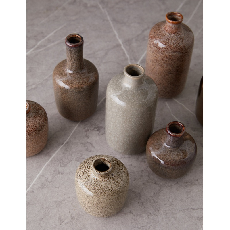 Molloy Vases (Set of 8) Brown