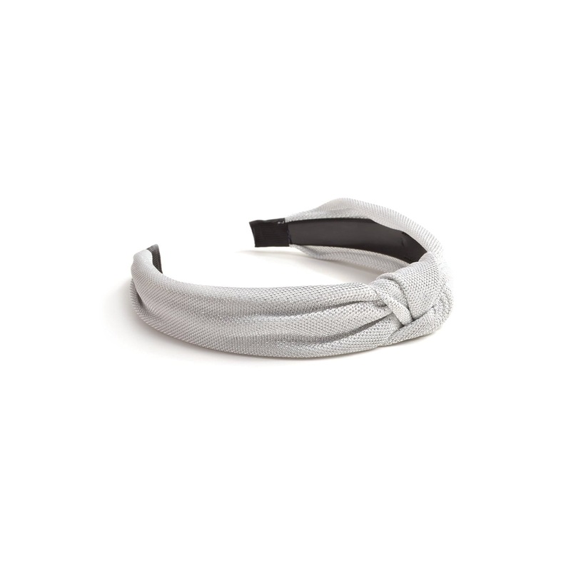 Shiny Fabric Headband Gold