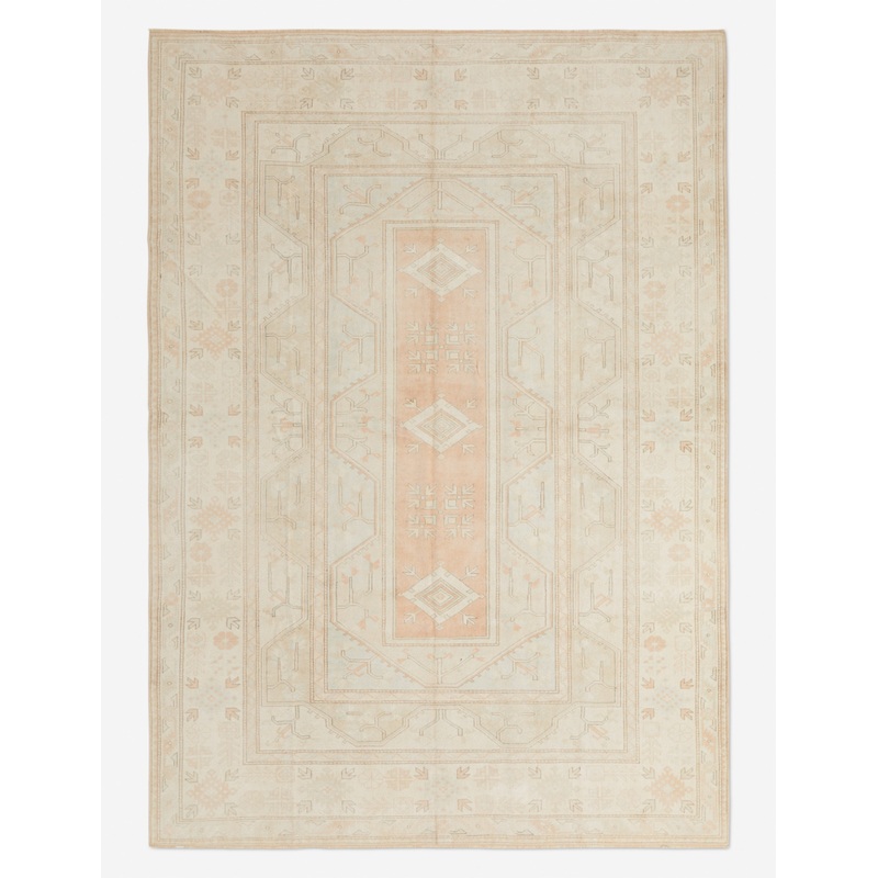 Vintage Turkish Hand-Knotted Wool Rug No. 282, 8’8″ x 11’8″