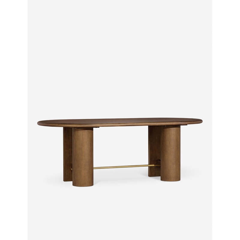 Brooks Dining Table by Black Birch Homes x Co.House Designs Dark Oak