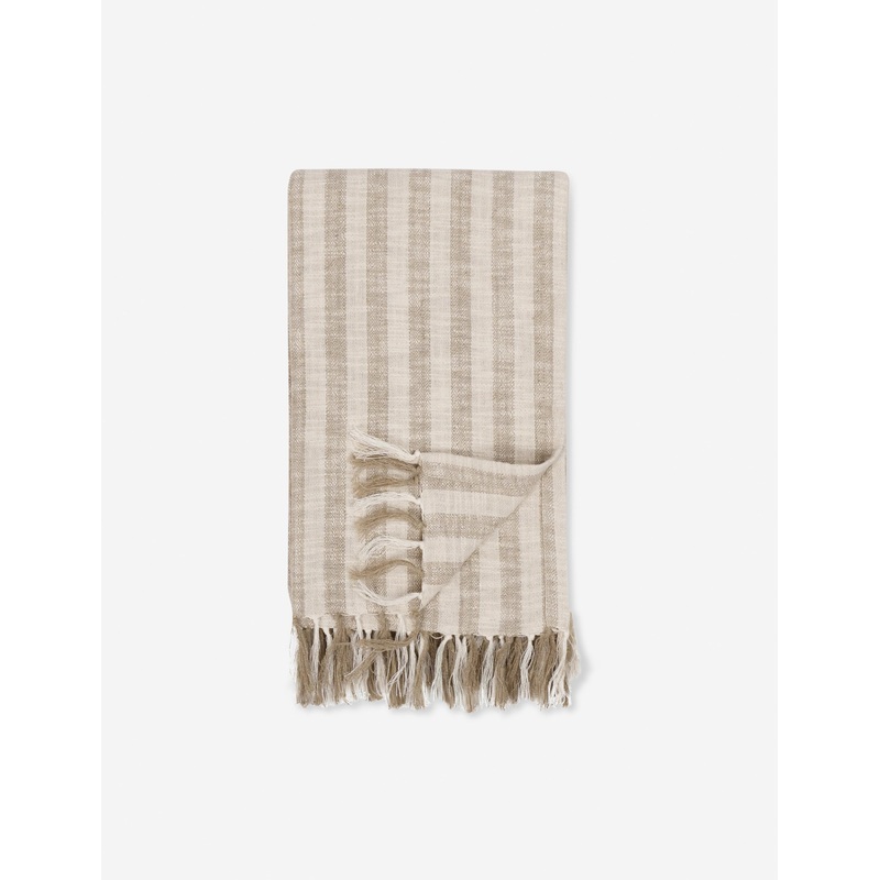Wednesday Throw Natural and White