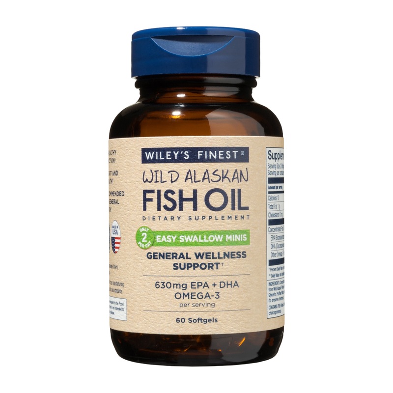 Wild Alaskan Fish Oil – Easy Swallow Minis
