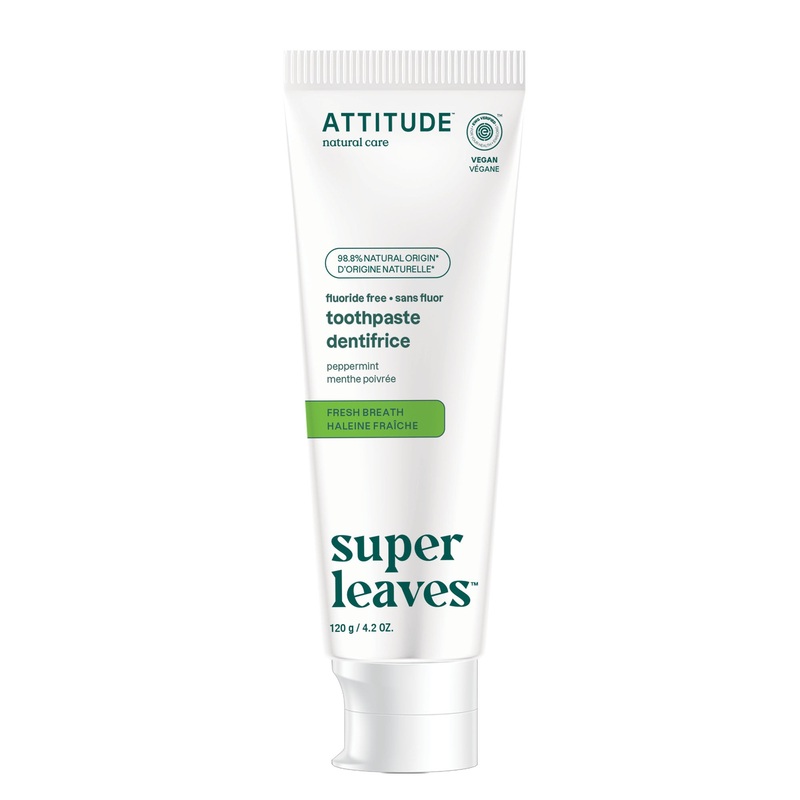 super leaves Fluoride-free Toothpaste – Fresh Breath Peppermint