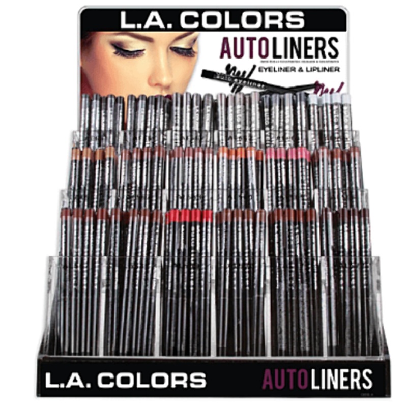 CAD26.1 – LC AUTO LIPLINER & EYELINER PENCIL SET (216PCS) w/ ACRYLIC DISPLAY(EACH 0.55) (1 PCS)