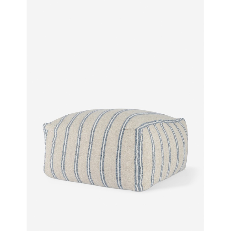 Maite Indoor / Outdoor Pouf, 24″ x 24″, Natural