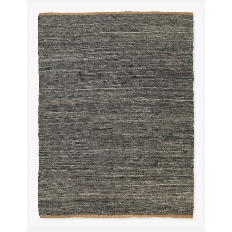 Khloe Handwoven Jute-Blend Rug Charcoal 2′ x 3′