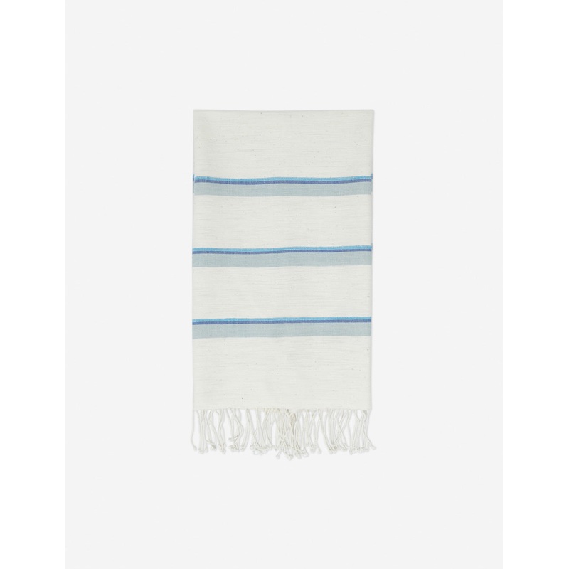 Omo Hand Towel by Bol Road Textiles Azure
