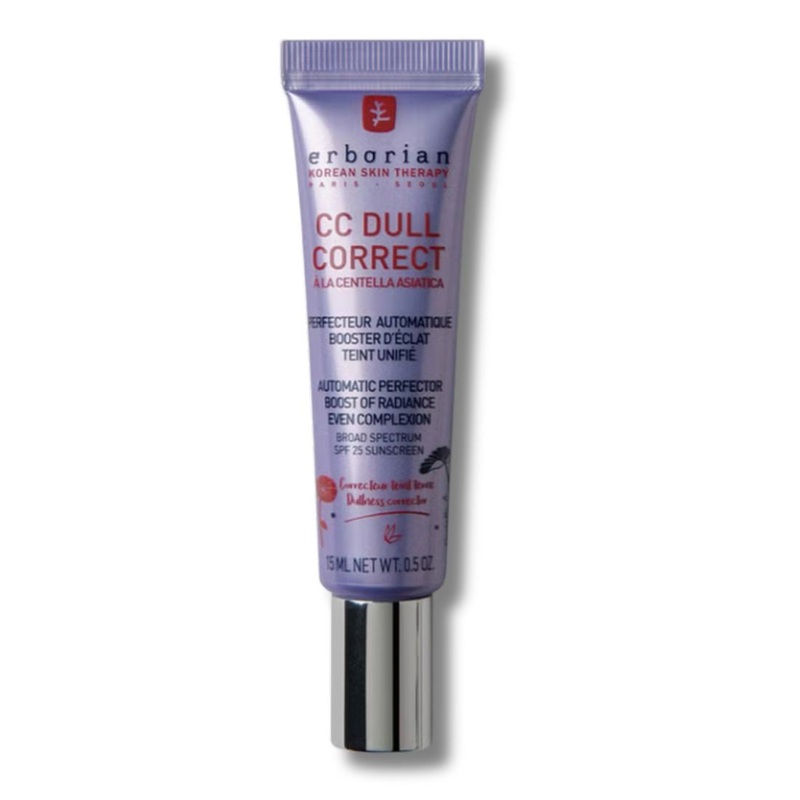Erborian CC Dull Correct – Colour Correcting Anti-Dull Cream With Brightening Effect SPF25 Travel Size 15ml 15ML