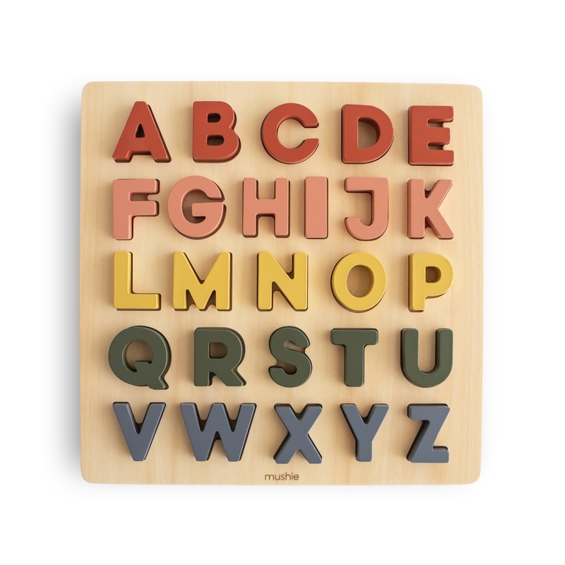 Wooden Alphabet Puzzle  FSC Certified Wood