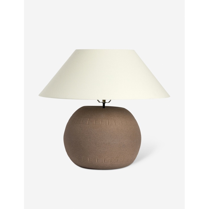 Zandra Table Lamp Dark Sand