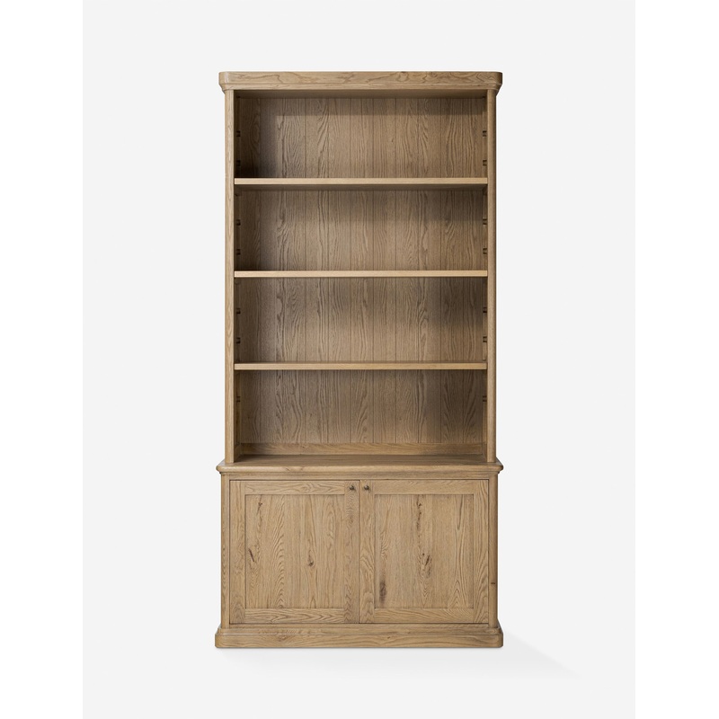 Dumont Bookcase by Amber Lewis x Four Hands Worn Oak